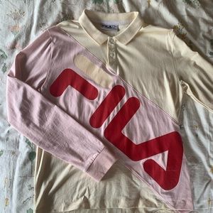 FILA oversized rugby shirt! NWOT